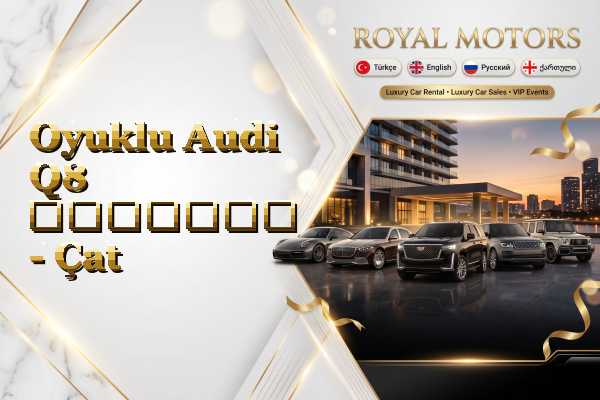 Oyuklu Audi Q8 გაყიდვა - Çat