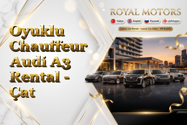 Oyuklu Chauffeur Audi A3 Rental - Çat