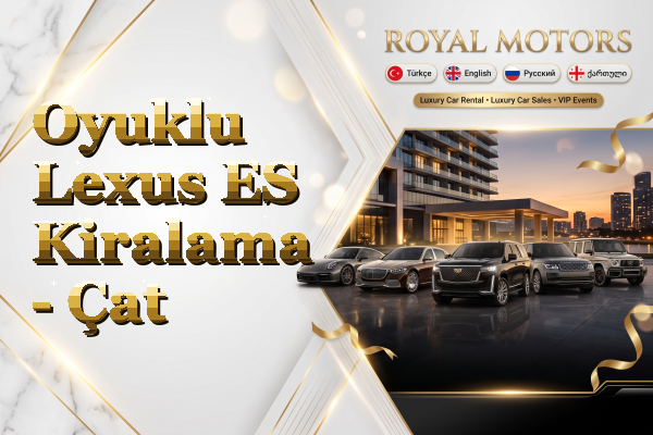 Oyuklu Lexus ES Kiralama - Çat