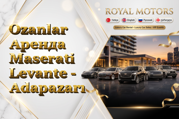 Ozanlar Аренда Maserati Levante - Adapazarı