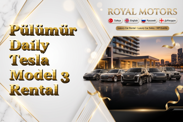 Pülümür Daily Tesla Model 3 Rental