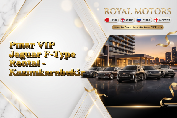 Pınar VIP Jaguar F-Type Rental - Kazımkarabekir