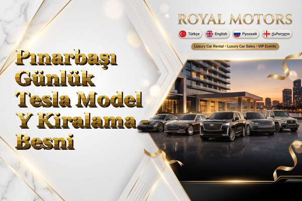 Pınarbaşı Günlük Tesla Model Y Kiralama - Besni
