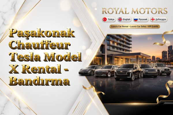 Paşakonak Chauffeur Tesla Model X Rental - Bandırma