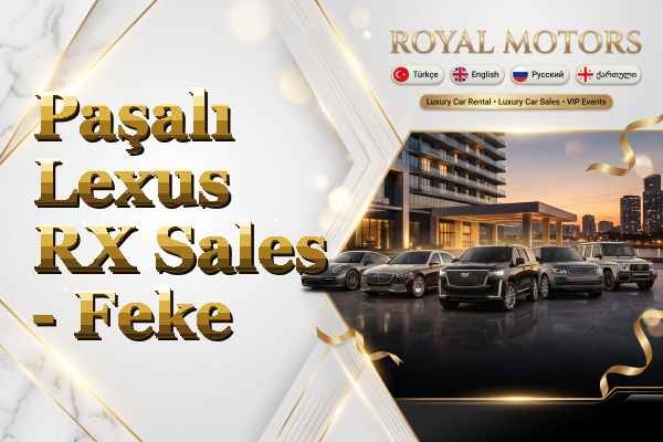 Paşalı Lexus RX Sales - Feke