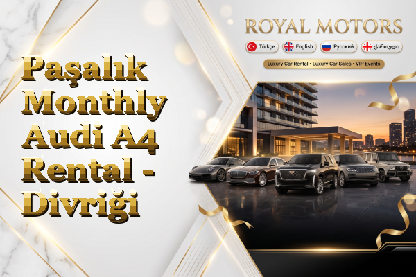 Paşalık Monthly Audi A4 Rental - Divriği