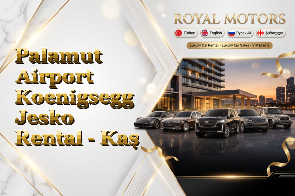 Palamut Airport Koenigsegg Jesko Rental - Kaş