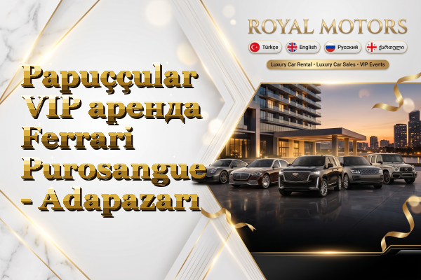 Papuççular VIP аренда Ferrari Purosangue - Adapazarı