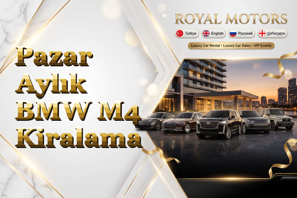 Pazar Aylık BMW M4 Kiralama