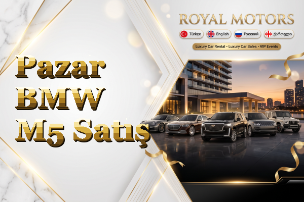 Pazar BMW M5 Satış