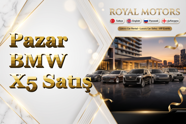 Pazar BMW X5 Satış
