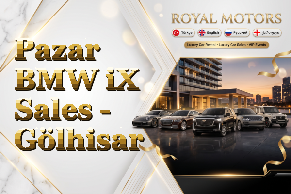 Pazar BMW iX Sales - Gölhisar