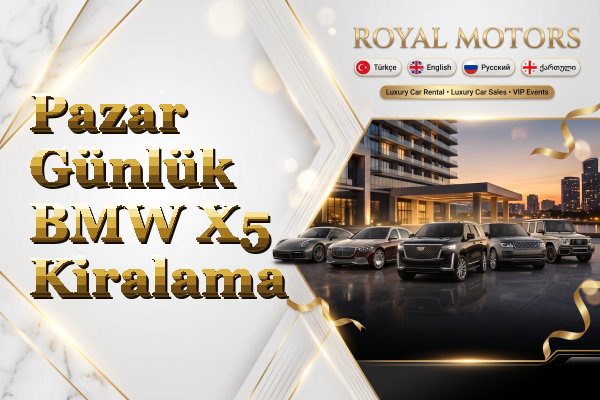 Pazar Günlük BMW X5 Kiralama