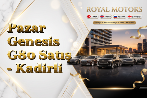 Pazar Genesis G80 Satış - Kadirli