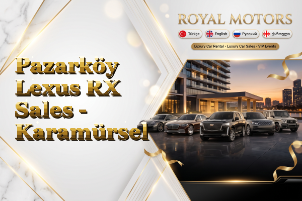 Pazarköy Lexus RX Sales - Karamürsel