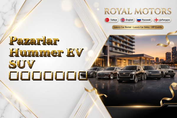 Pazarlar Hummer EV SUV გაყიდვა