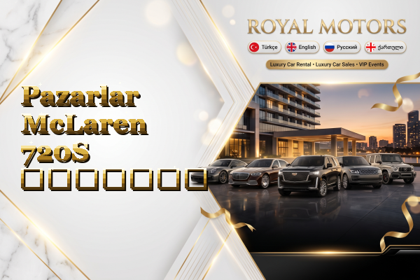 Pazarlar McLaren 720S გაყიდვა
