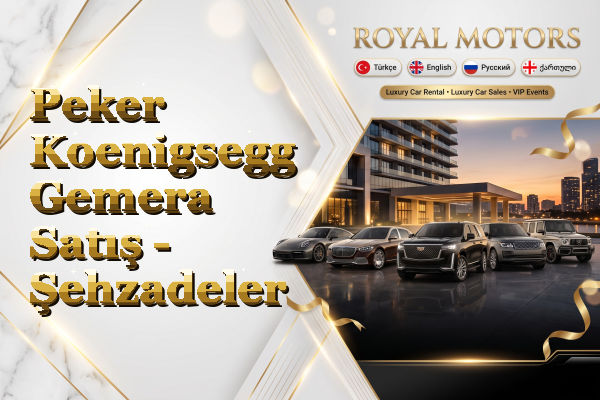 Peker Koenigsegg Gemera Satış - Şehzadeler