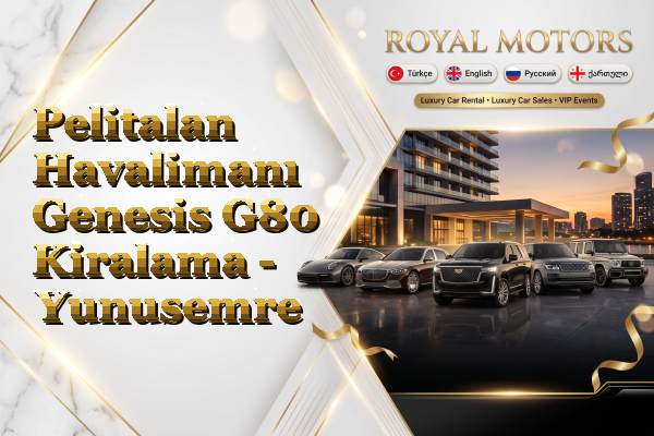 Pelitalan Havalimanı Genesis G80 Kiralama - Yunusemre
