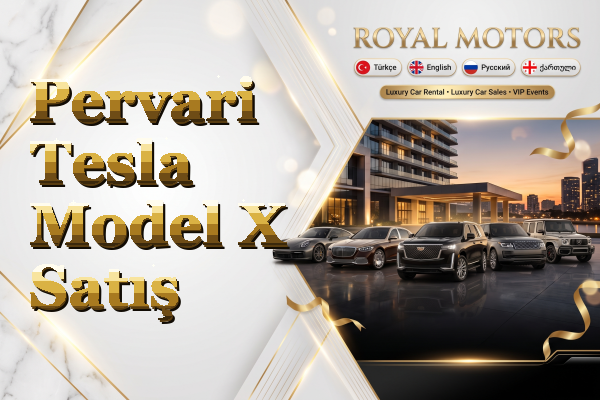 Pervari Tesla Model X Satış