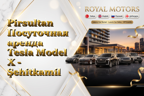 Pirsultan Посуточная аренда Tesla Model X - Şehitkamil