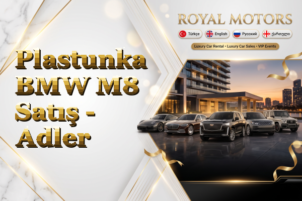 Plastunka BMW M8 Satış - Adler