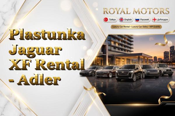 Plastunka Jaguar XF Rental - Adler