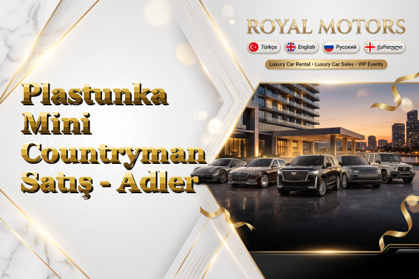 Plastunka Mini Countryman Satış - Adler