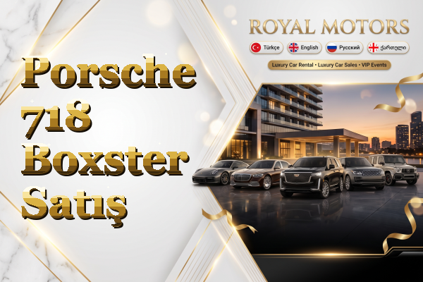 Porsche 718 Boxster Satış