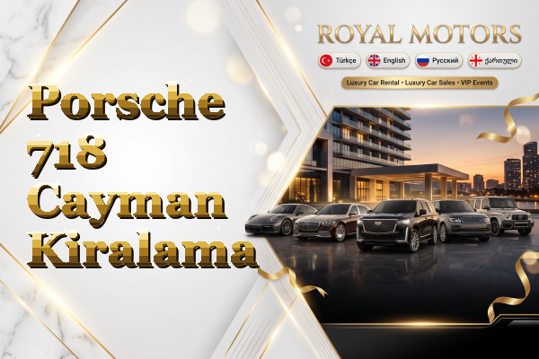 Porsche 718 Cayman Kiralama