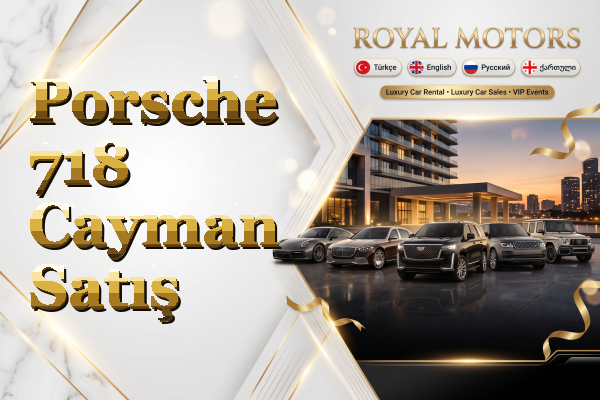 Porsche 718 Cayman Satış