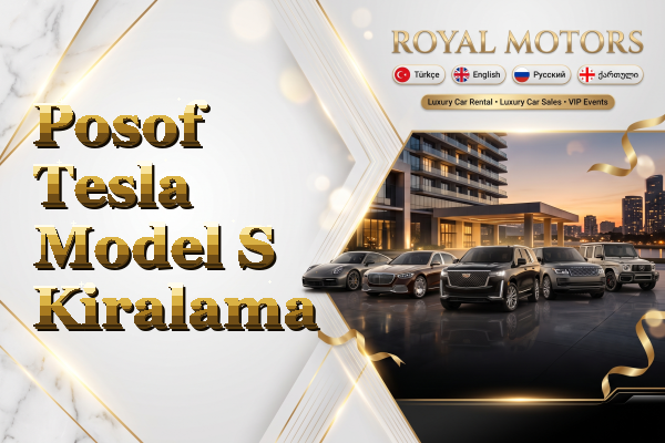 Posof Tesla Model S Kiralama