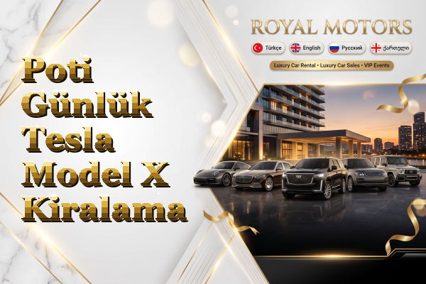 Poti Günlük Tesla Model X Kiralama