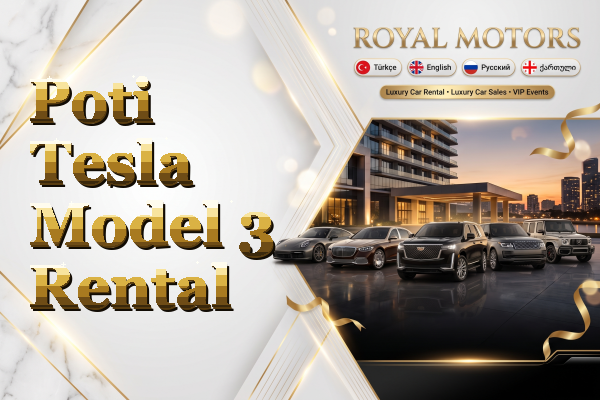 Poti Tesla Model 3 Rental
