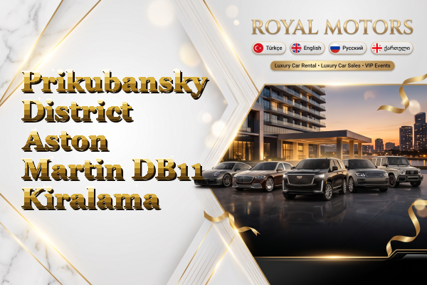 Prikubansky District Aston Martin DB11 Kiralama