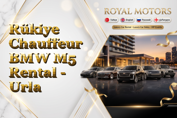 Rükiye Chauffeur BMW M5 Rental - Urla