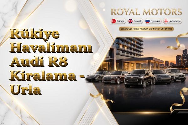 Rükiye Havalimanı Audi R8 Kiralama - Urla