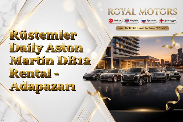 Rüstemler Daily Aston Martin DB12 Rental - Adapazarı