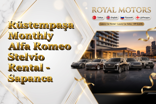 Rüstempaşa Monthly Alfa Romeo Stelvio Rental - Sapanca