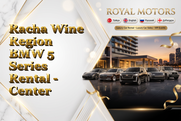 Racha Wine Region BMW 5 Series Rental - Center