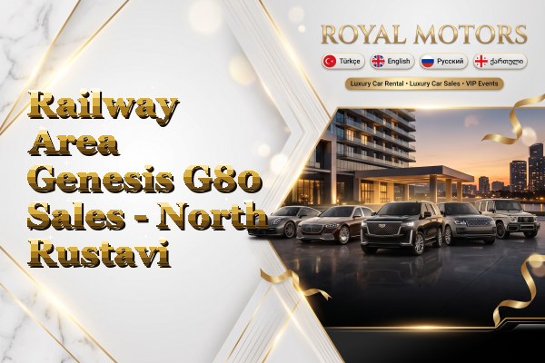 Railway Area Genesis G80 Sales - North Rustavi