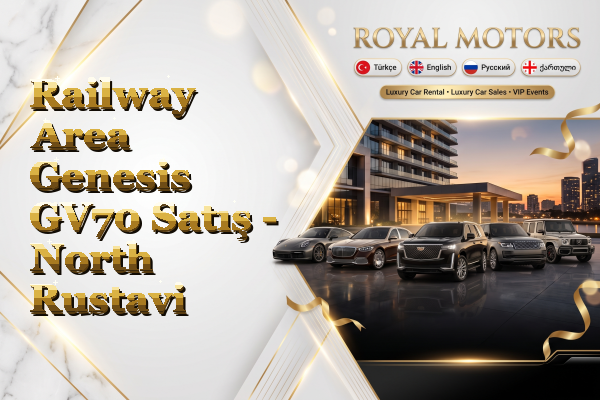 Railway Area Genesis GV70 Satış - North Rustavi