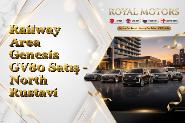 Railway Area Genesis GV80 Satış - North Rustavi