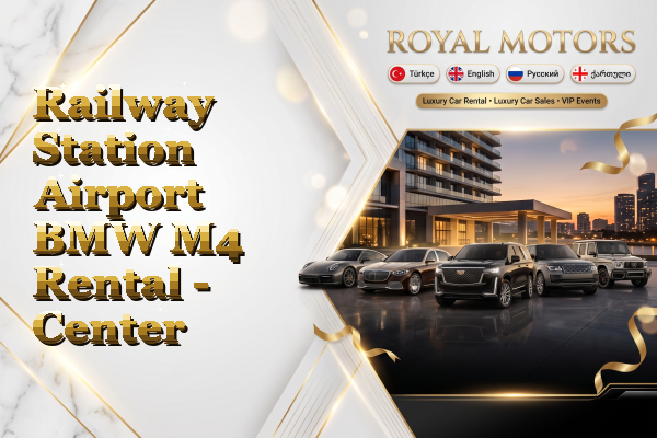 Railway Station Airport BMW M4 Rental - Center