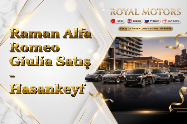 Raman Alfa Romeo Giulia Satış - Hasankeyf
