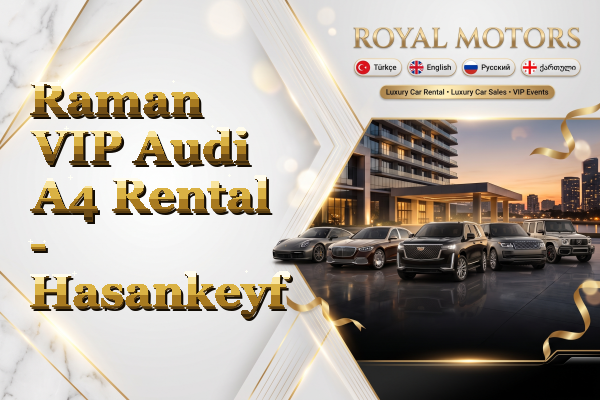 Raman VIP Audi A4 Rental - Hasankeyf