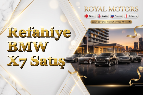 Refahiye BMW X7 Satış