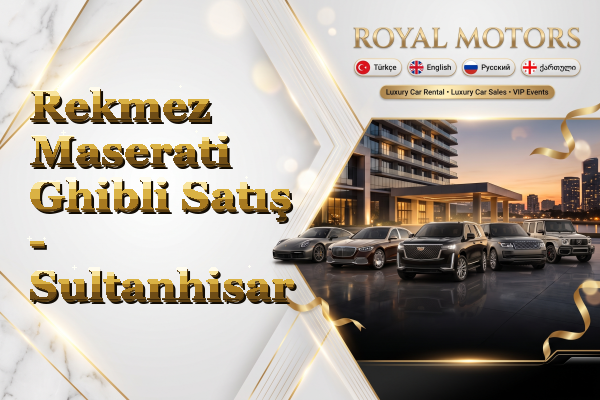 Rekmez Maserati Ghibli Satış - Sultanhisar
