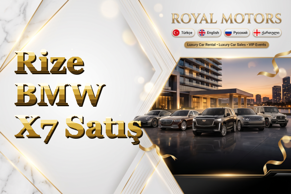 Rize BMW X7 Satış