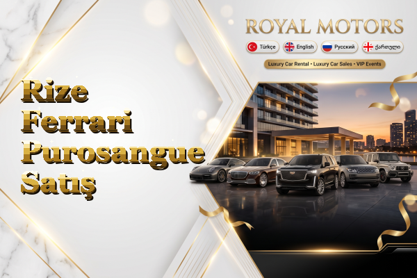 Rize Ferrari Purosangue Satış